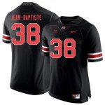 Men's Ohio State Buckeyes #38 Javontae Jean-Baptiste Black Out Nike NCAA College Football Jersey Fashion ZUY4844TG